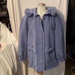 Warm beautiful blue coat